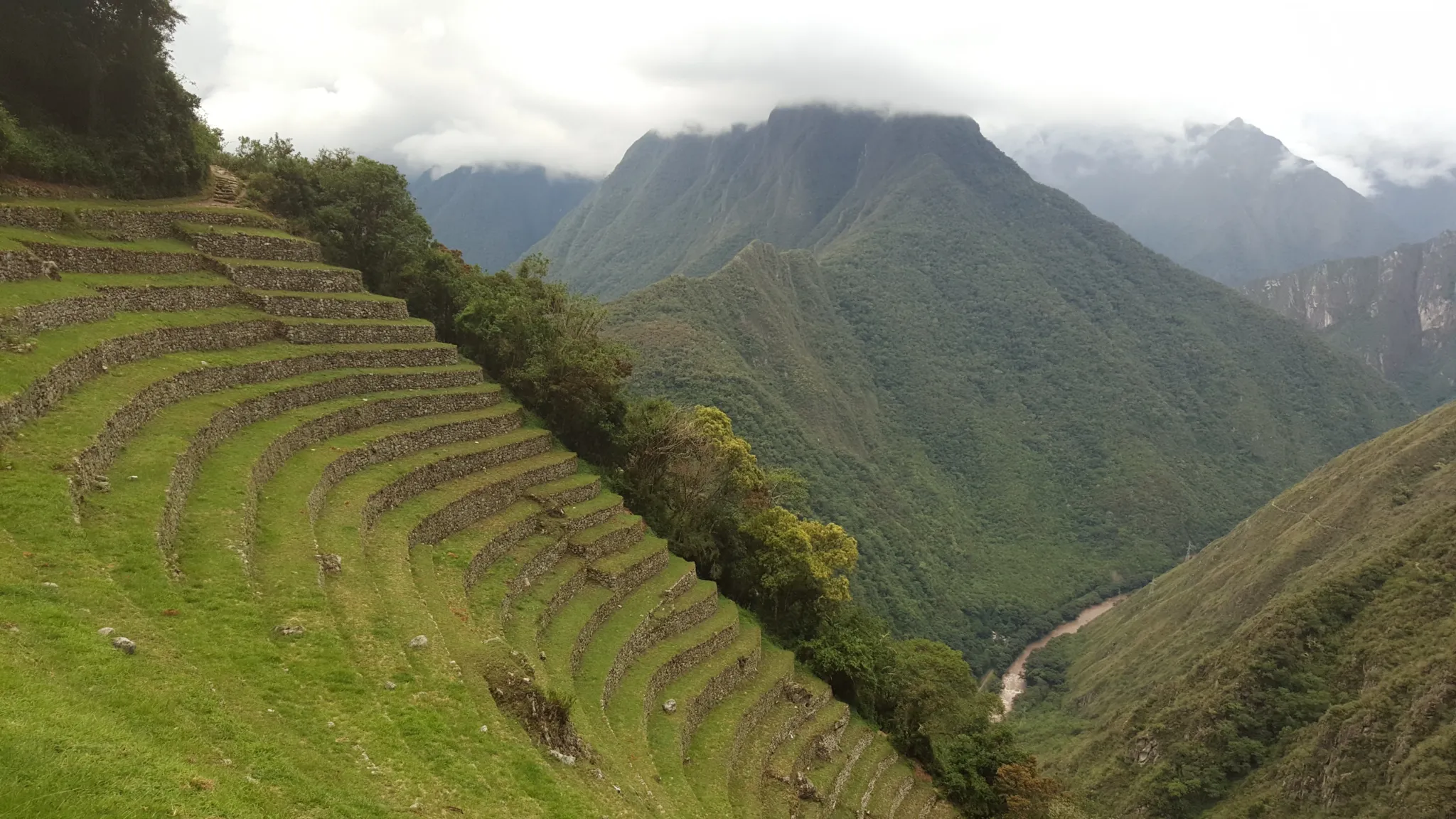 Inca trail - Wiñaywayna terraces