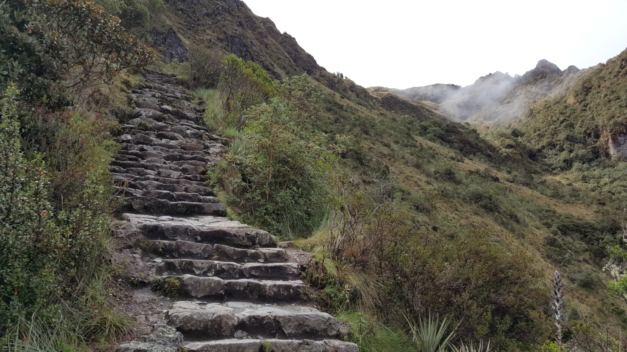 Inca trail stairs