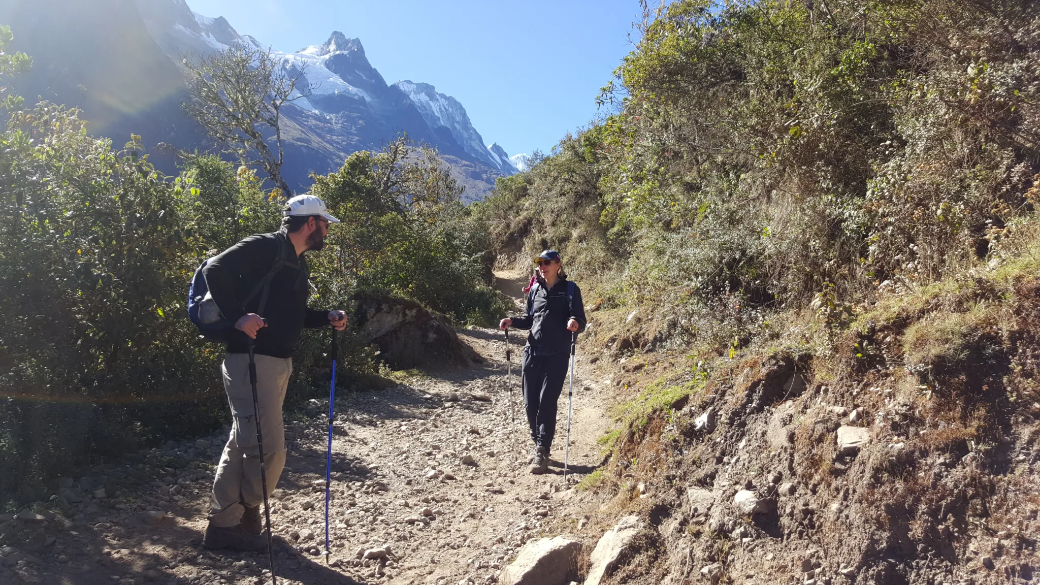 Salkantay trekkers